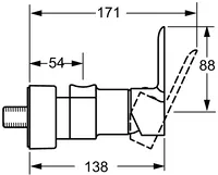 HANSALIGNA, Miscelatore doccia, 06679103