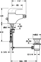 HANSAVIVA, Bidet faucet, 07063200