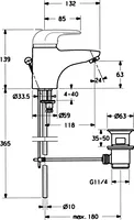 HANSAVIVA, Bidet faucet, 07082100