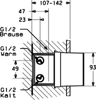 HANSACANYON, Unterputz-Einbaukörper, 07700100