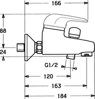 HANSAVIVA, Bath and shower faucet, 0778210084