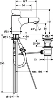 HANSARONDA Style, Washbasin faucet, 43012180