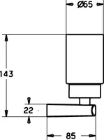 HANSA, Glashalter (Glas inkl.), 43190900