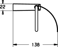 HANSARONDA, Ersatzrollenhalter, 43240900