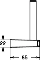 HANSARONDA, Ersatzrollenhalter, 43260900