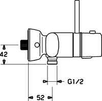 HANSARONDA Style, Miscelatore doccia, 43680100