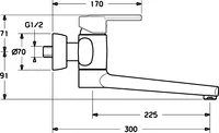 HANSARONDA Style, Waschtischbatterie, 43692100