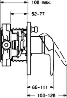 HANSARONDA, Cover part for bath and shower faucet, 43843040