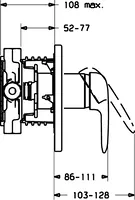 HANSARONDA, Cover part for shower faucet, 4386904092