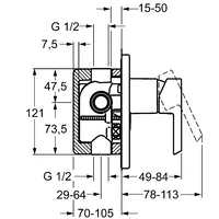 HANSAPINTO, Cover part for shower faucet, 45179103