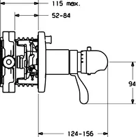 HANSARONDA, Cover part for bath and shower faucet, 48643045