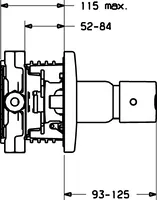 HANSARONDA Style, Piastra per miscelatore doccia, 48659001