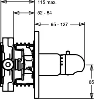 HANSARONDA, Piastra per miscelatore doccia, 48659545