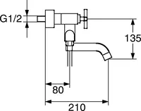 HANSAQUADRIS, Bath and shower faucet, 50142101