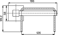 HANSACANYON, Toilet paper holder, 50240900