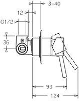 HANSAVANTIS, Piastra per miscelatore doccia, 50649007