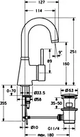 HANSADESIGNO, Robinetterie de lavabo, 51152101