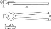 HANSADESIGNO, Towel rack, 51230900