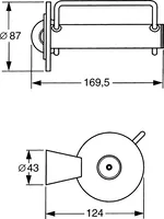 HANSADESIGNO, porte-papier WC, 51240900