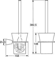 HANSADESIGNO, Toilet brush, 51250900