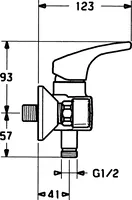 HANSAPOLO, Miscelatore doccia, 51450103