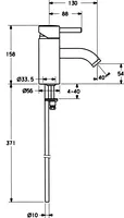 HANSADESIGNO, Robinetterie de lavabo, 51722101