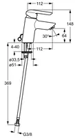 HANSAVANTIS, Waschtischbatterie, 52412203