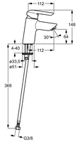 HANSAVANTIS, Waschtischbatterie, 52422203