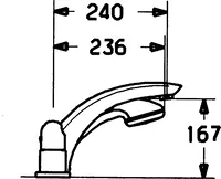 HANSA, Cover part for bath and shower faucet, 5319203590