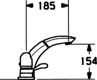 HANSA, Fertigmontageset für Wanne/Brause, 53452035