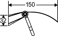 HANSAMIX, Ersatzrollenhalter, 54240900