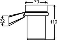 HANSAMIX, Glashalter (Glas inkl.), 54290900