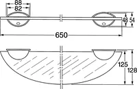 HANSASTAR, Plate, 55440900