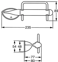 HANSASTAR, Ersatzrollenhalter, 55530900