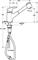 HANSASIGNA, Kitchen faucet, 70102183