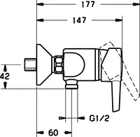 HANSAPINTO, Shower faucet, 73120183