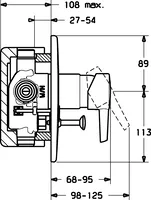 HANSAPINTO, Cover part for bath and shower faucet, 73169183