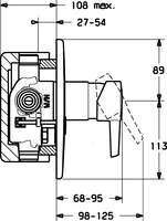 HANSAPINTO, Cover part for shower faucet, 73179183