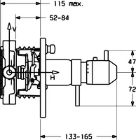 HANSACHRONO, Piastra per miscelatore vasca-doccia, 4282304196