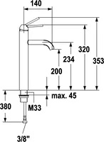 HANSACHRONO, Washbasin faucet, 5292220396