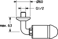 HANSADISC, Miscelatore doccia, 01760504