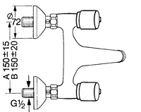 HANSANOVA, Miscelatore lavabo, 05498106