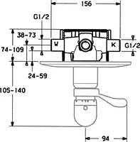 HANSADELTA, Fertigset für Brause-Batterie, 08699195