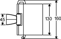 HANSAMIX, Toilet paper holder, 54240900