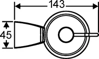 HANSAMIX, Dispenser sapone liquido, 54300900