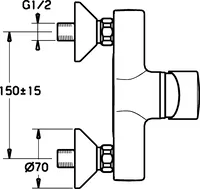 HANSAPINTO, Shower faucet, 73120183