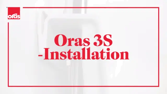 Oras 3S-Installation system