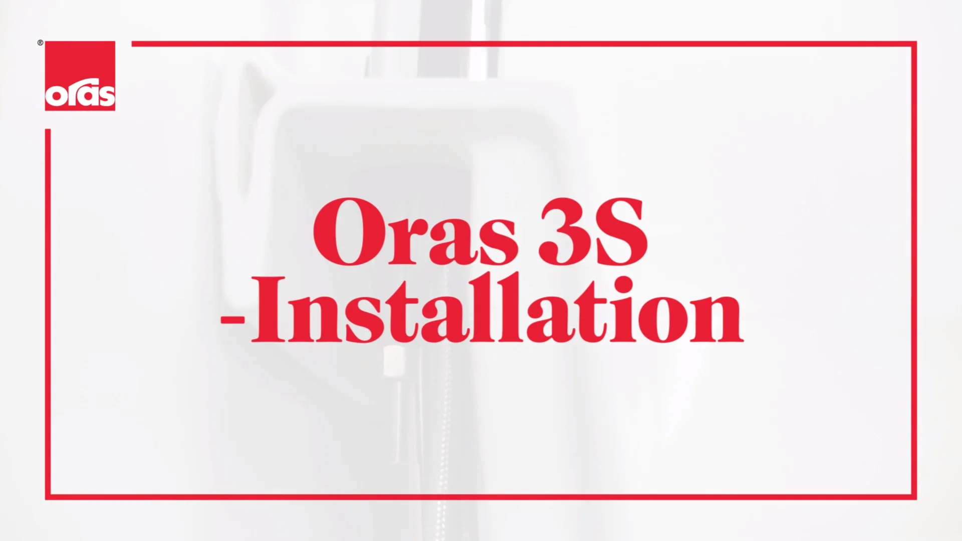 Oras 3S-Installation system