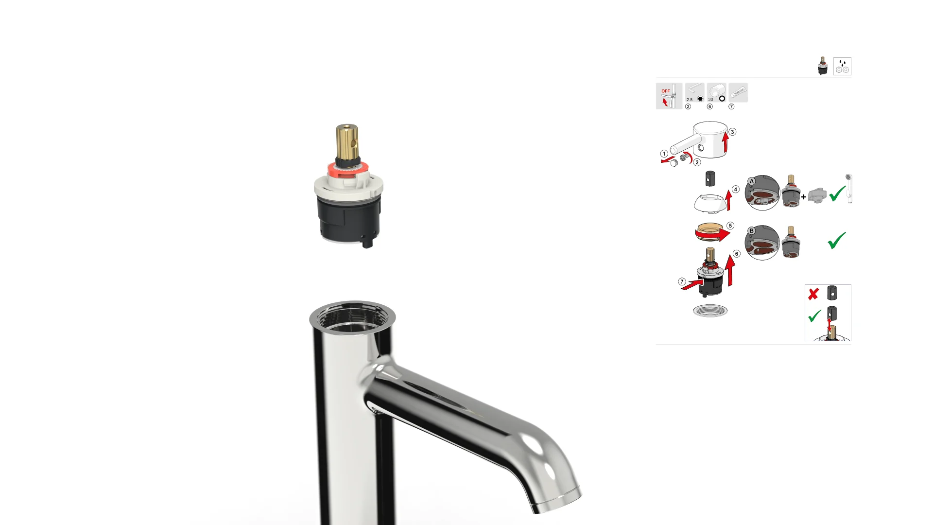 Oras Optima - 3.0 Cartridge Maintenance