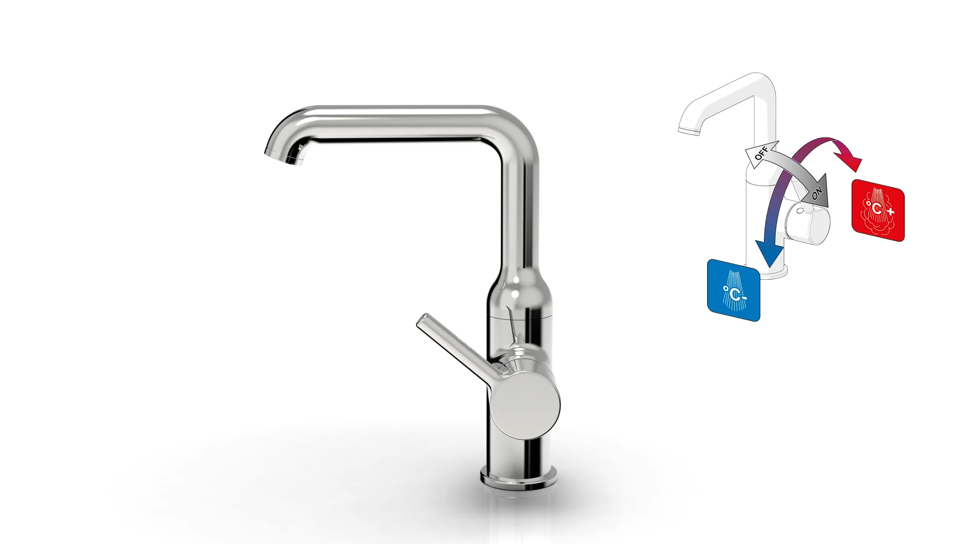 Oras Optima Hybrid Faucet - Manual and Touchless operation